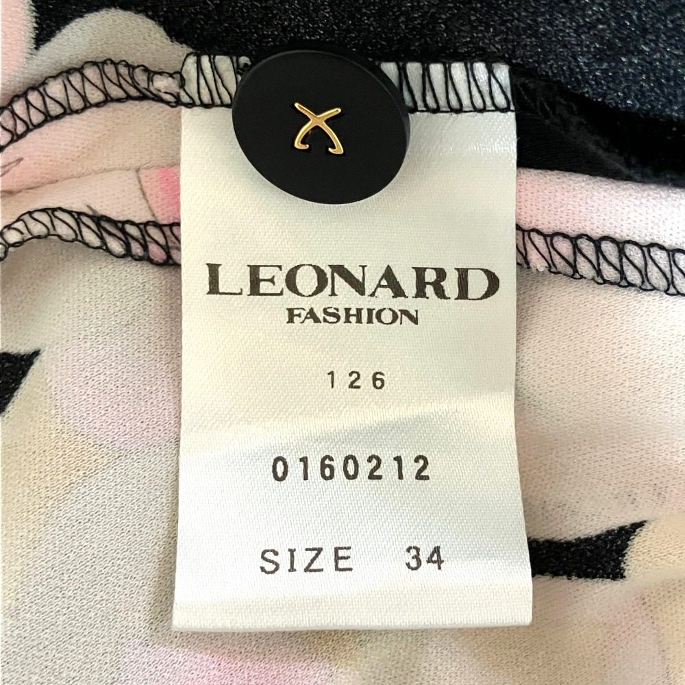 レオナールファッション ストレッチワンピース