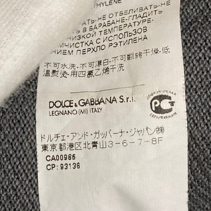 ドルチェ＆ガッバーナ シルクコットン フーデッドショートスリーブニットシャツ