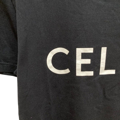 セリーヌ クラシックロゴ コットン半袖Tシャツ