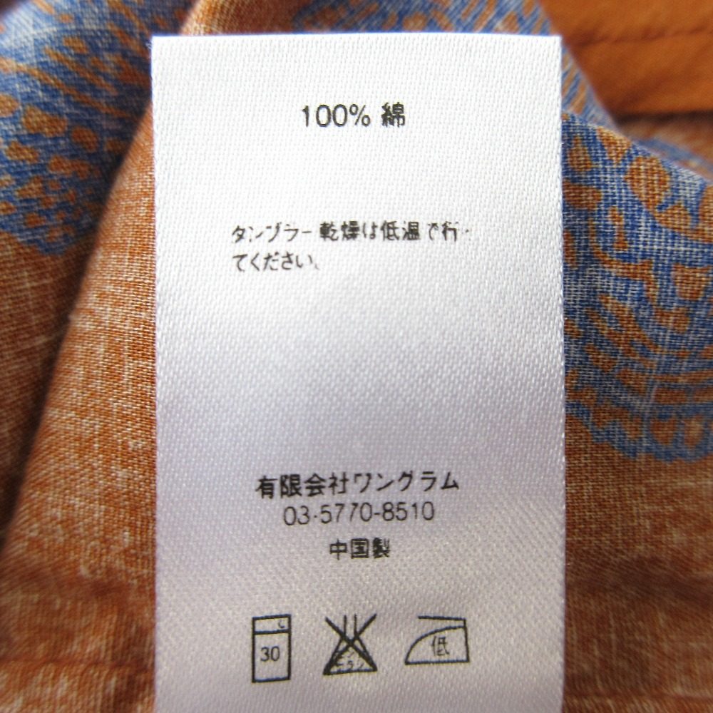 シュプリーム ペイズリー半袖シャツ