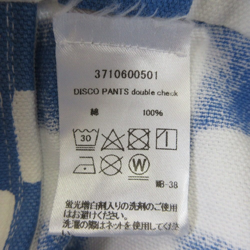 エスゼットブロックプリント パンツ