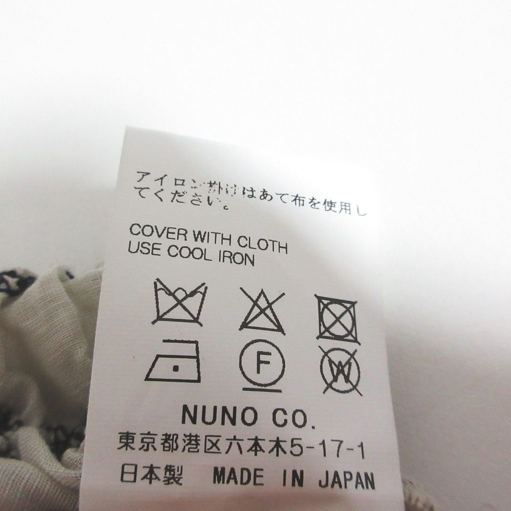 NUNOコットンリネンカーディガン
