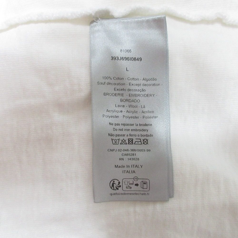 ディオールオム Denim Tears エンブロイダリーTシャツ
