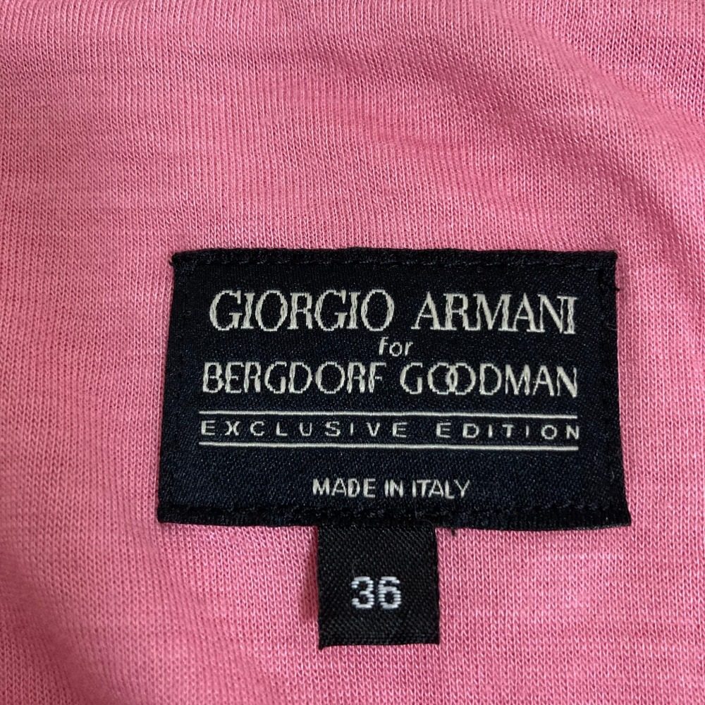 ジョルジオアルマーニバーグドルフグッドマンVネックニットカットソー限定エディション