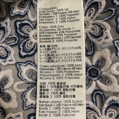 スリーワンフィリップリム シルクレースノースリーブトップス