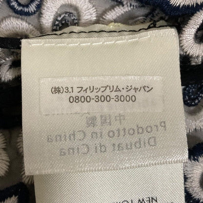 スリーワンフィリップリム シルクレースノースリーブトップス