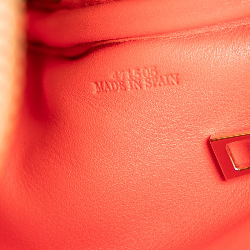 ロエベ アマソナ 75 アナグラム ロゴ レザー 2WAY バッグ