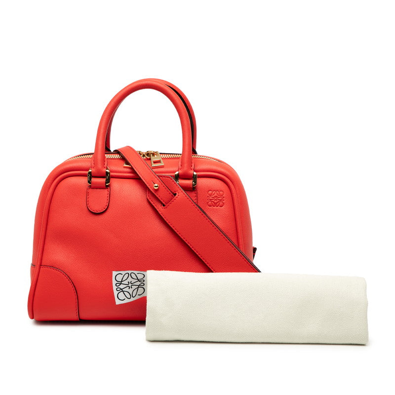 ロエベ アマソナ 75 アナグラム ロゴ レザー 2WAY バッグ