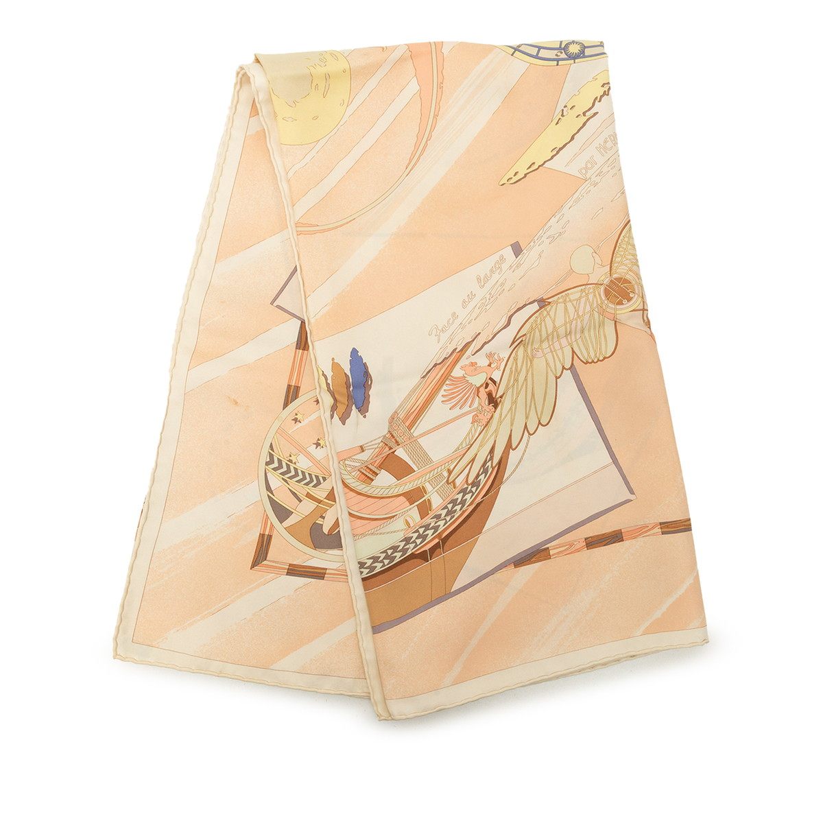 エルメス カレ90 Face au large シルクスカーフ