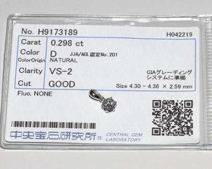 Pt900 プラチナ ダイヤモンド ペンダント トップ