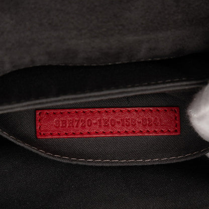 フェンディ トレバケット レザー ショルダーバッグ