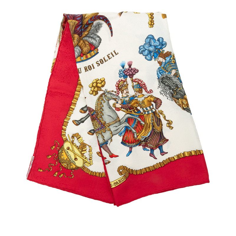 エルメス LES FETES DU ROI SOLEIL シルクカレ90