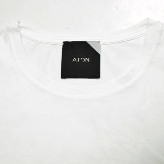 エイトン SUVIN 60/2ラウンドヘム半袖Tシャツ コットンTシャツ