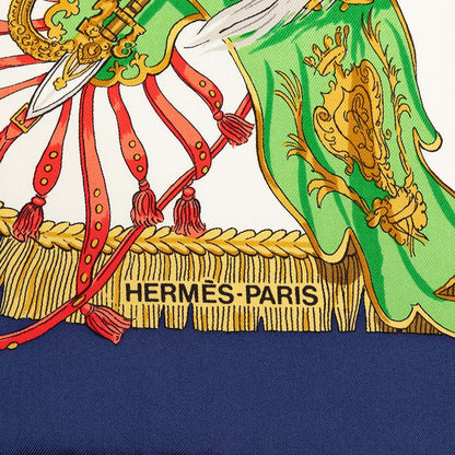 エルメス カレ90 Caracons De La France Et De L'Inde シルクスカーフ