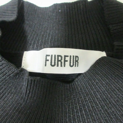 FURFUR ラッフル ミニ ドレス ニット ドレス