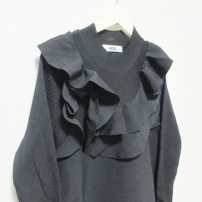 FURFUR ラッフル ミニ ドレス ニット ドレス