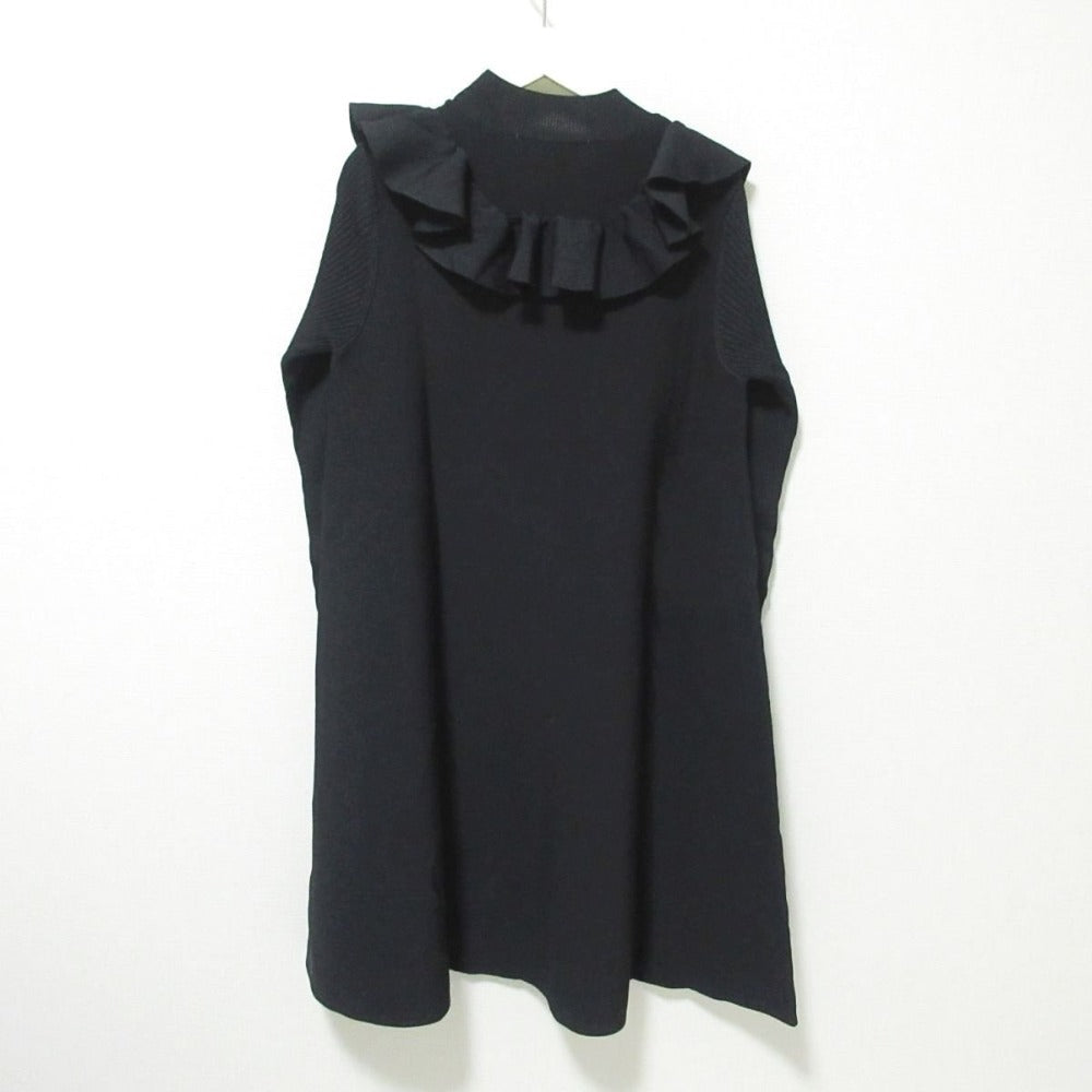 FURFUR ラッフル ミニ ドレス ニット ドレス