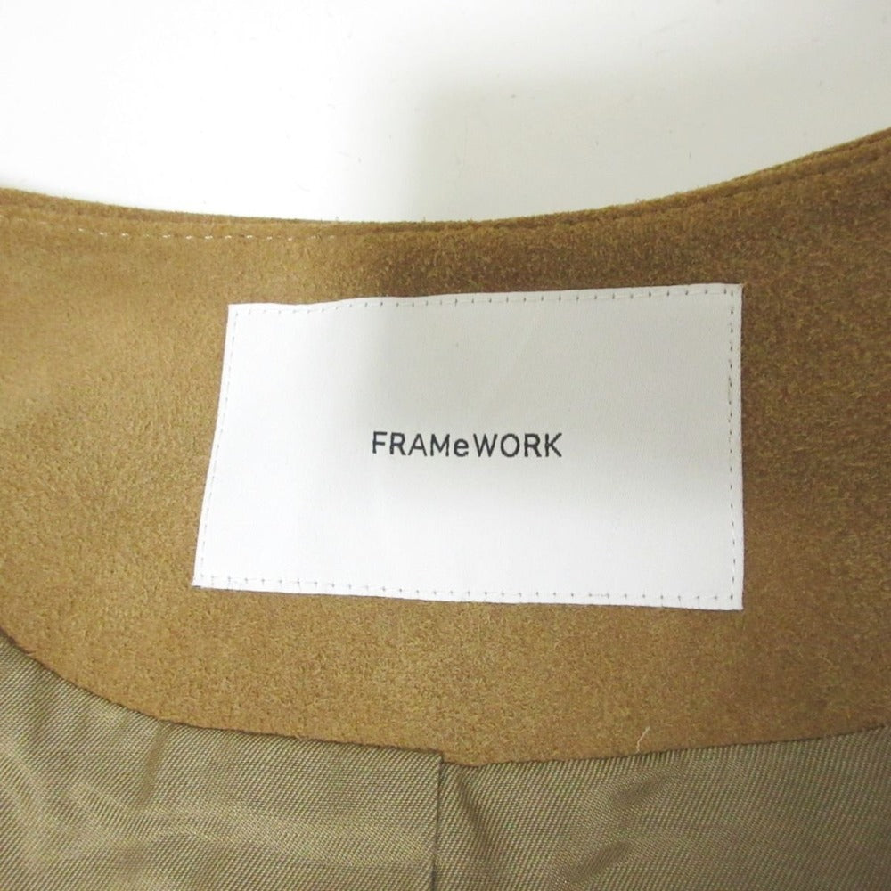 FRAMeWORK シープスエード ロング コート