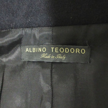 ALBINO TEODORO モヘア ブレンド ロング ダブル コート