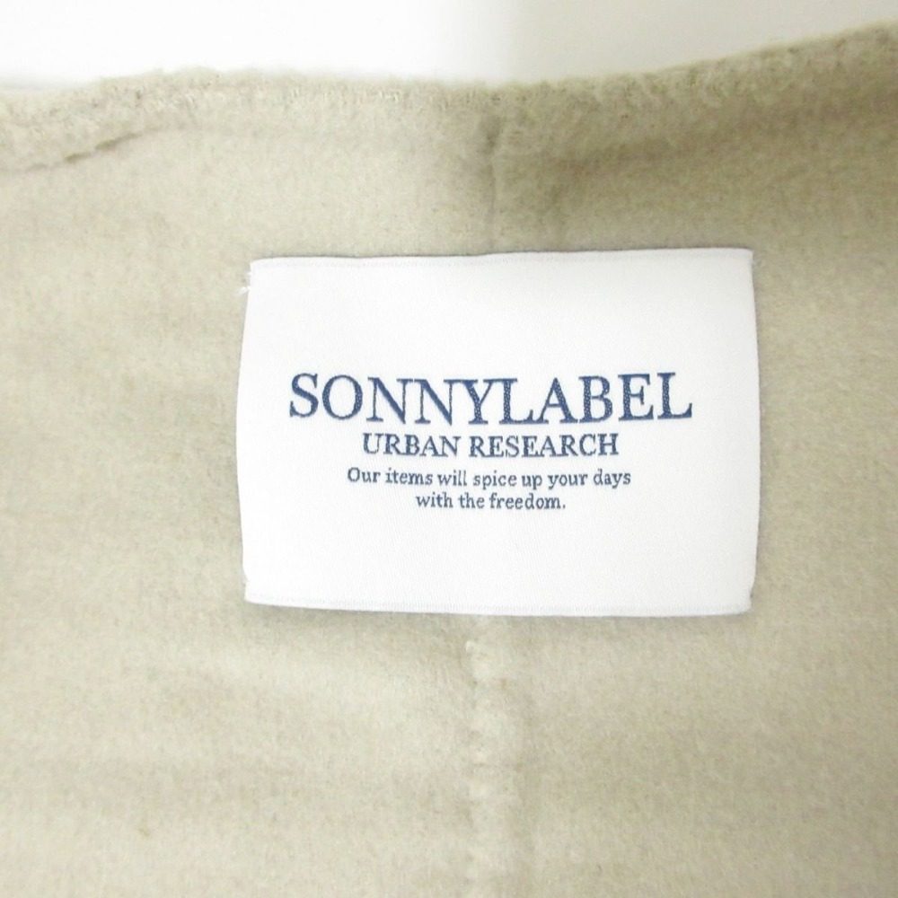 URBAN RESEARCH Sonny Label ロング ノー カラー ダブル コート