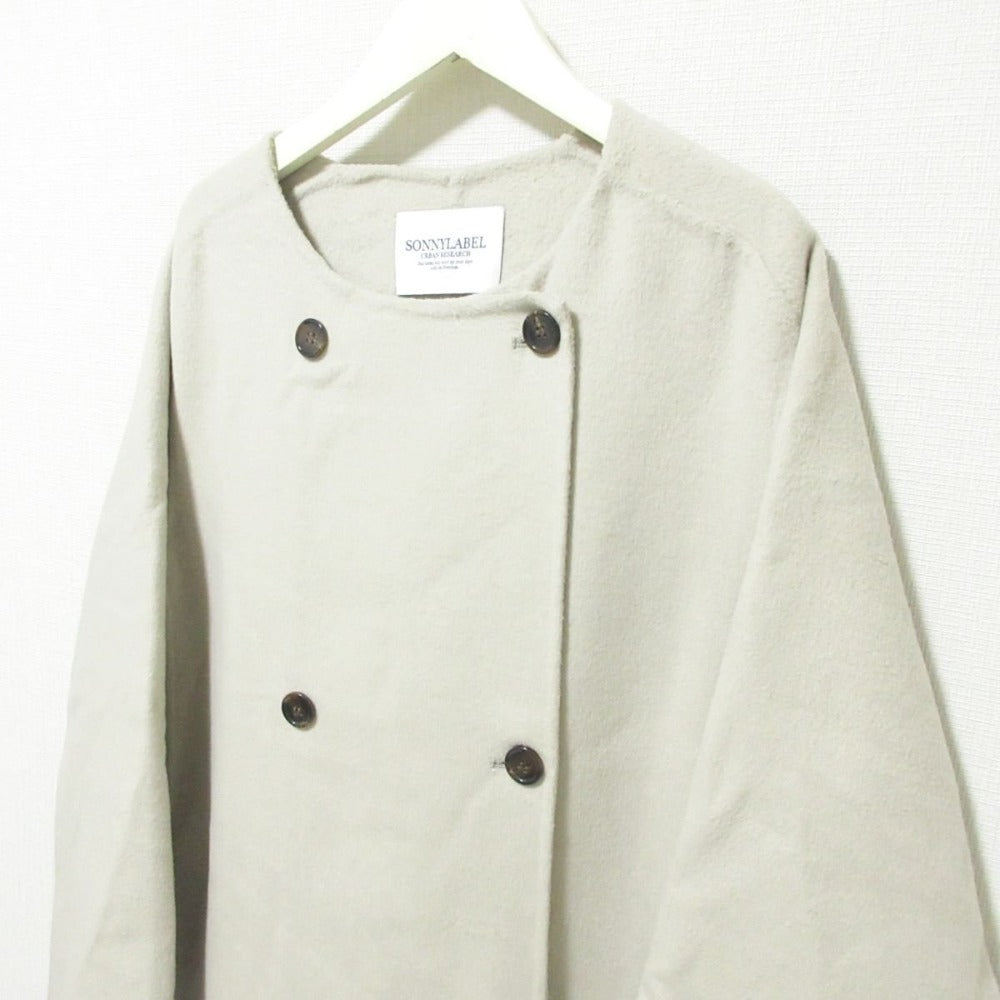 URBAN RESEARCH Sonny Label ロング ノー カラー ダブル コート
