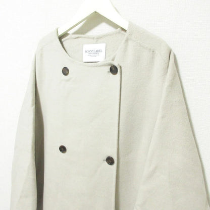 URBAN RESEARCH Sonny Label ロング ノー カラー ダブル コート