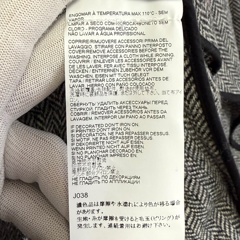 Dsquared2 エルボー パッチ ヘリンボーン テーラード ジャケット