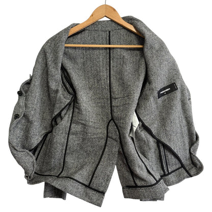 Dsquared2 エルボー パッチ ヘリンボーン テーラード ジャケット
