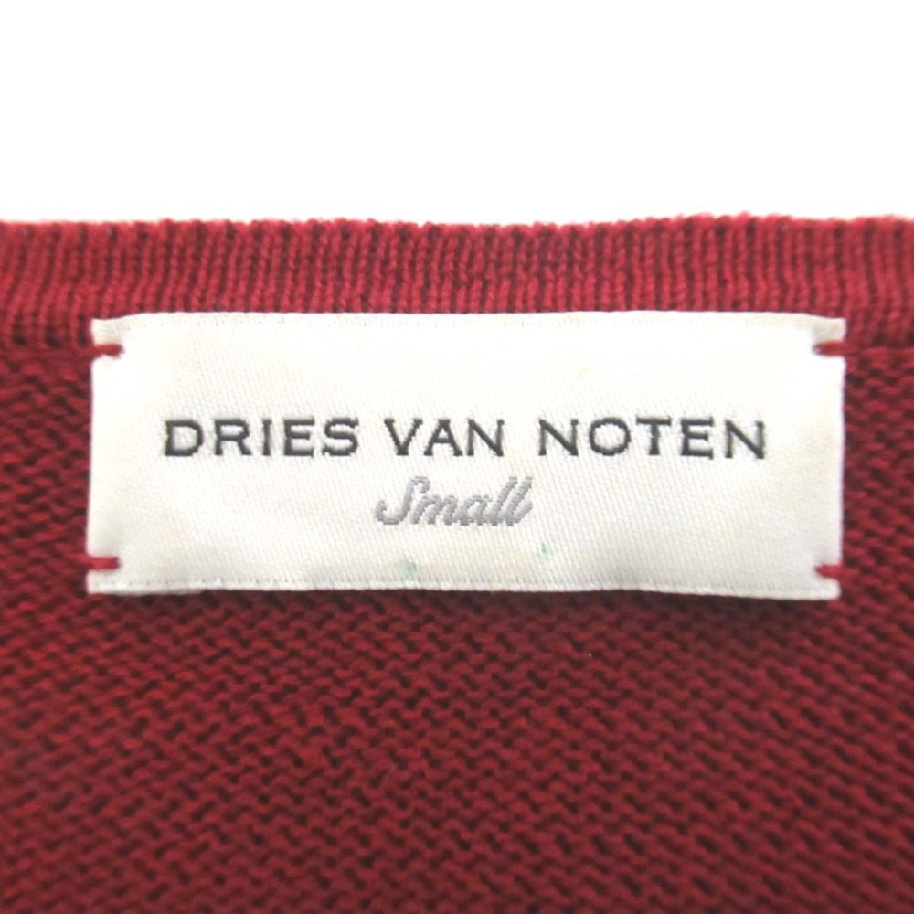Dries Van Noten ローズ柄ニット半袖セーター