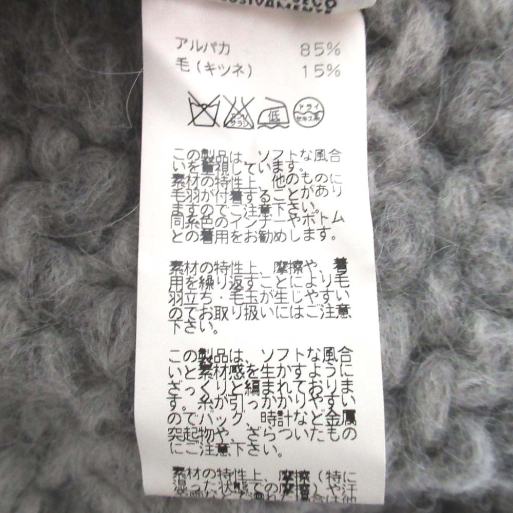 エルメス アルパカ フォックス ウール フリンジ スカーフ