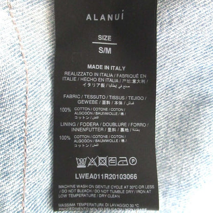 Alanui 1B シングル フリンジ デニム ジャケット