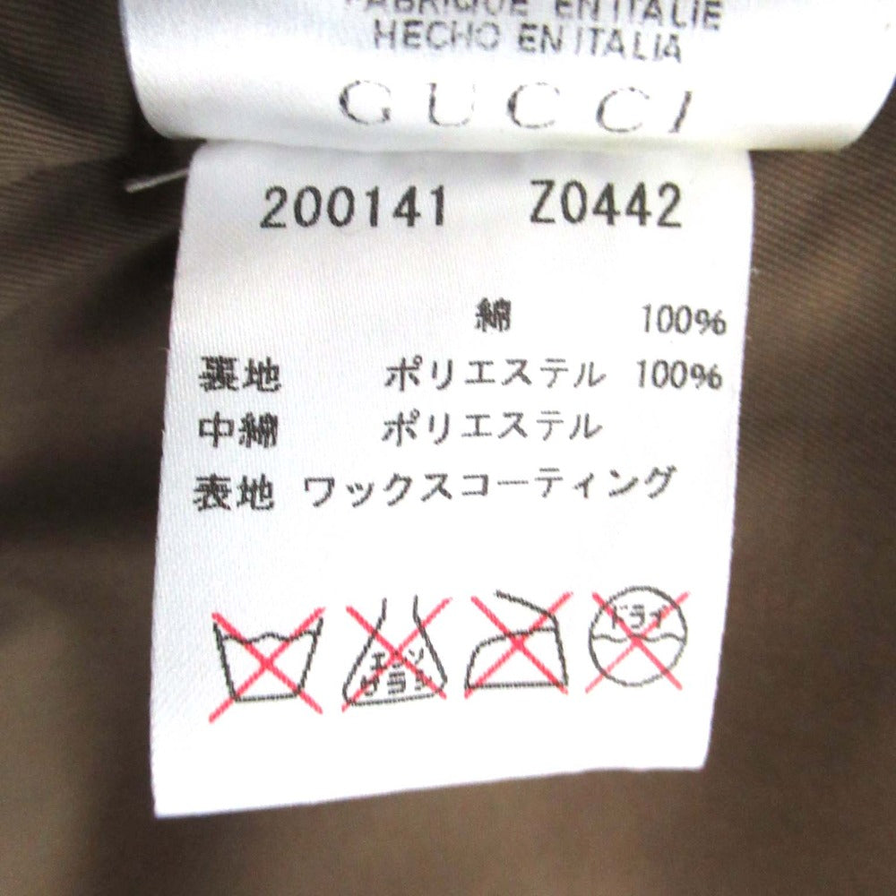 グッチ ハンティング ジャケット ワックス コーティング