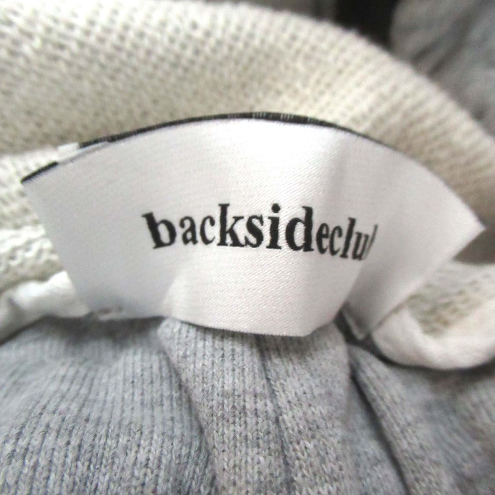 BACKSIDECLUB ESSENTIAL サイドライン スウェットパンツ