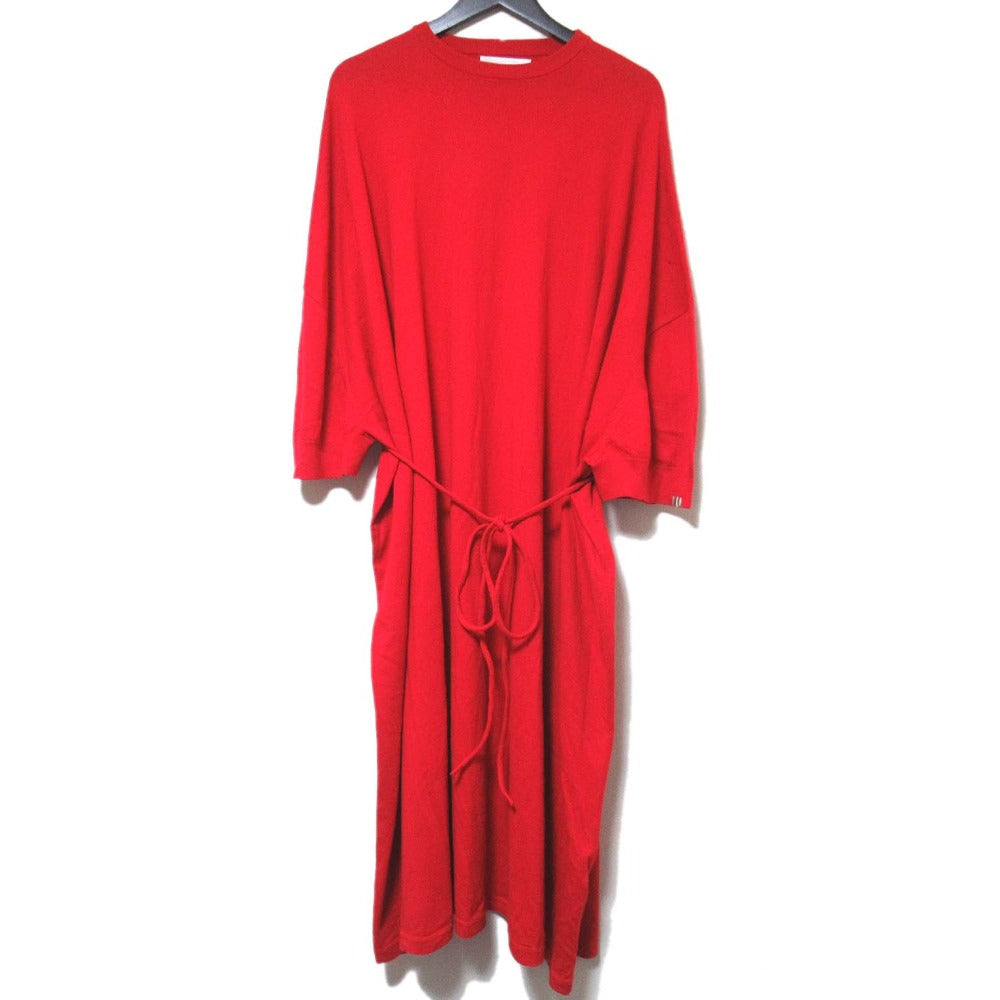 extreme cashmere X ロング コットン カシミア ドレス