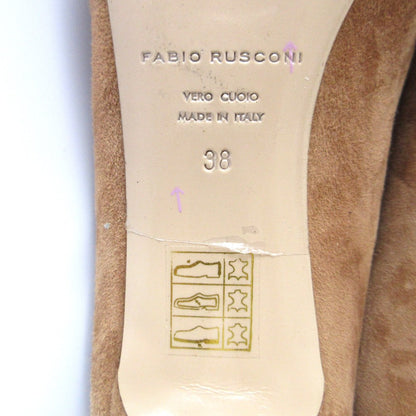 ファビオ ルスコーニ スエード ポインテッド パンプス
