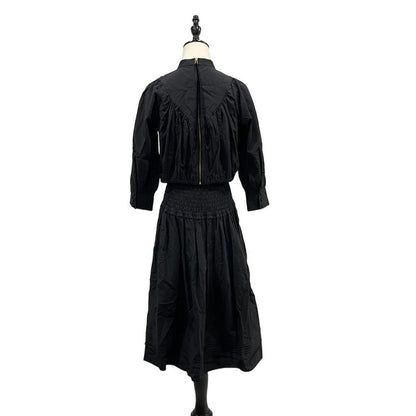 BORDERS at BALCONY バック カット アウト ドレス