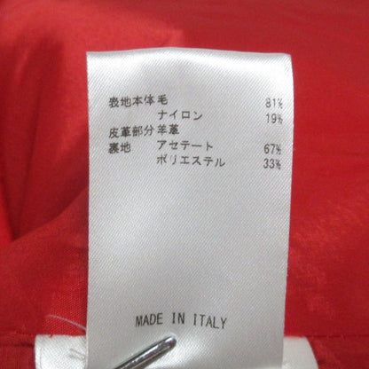 M ミッソーニ メルトン レザー パイピング コート