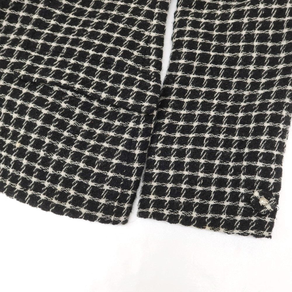 ヴェルサーチ ジーンズ ウール チェック ジャケット