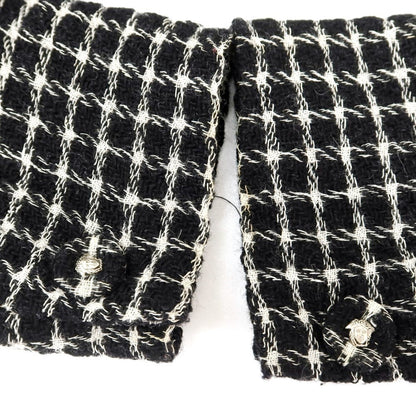 ヴェルサーチ ジーンズ ウール チェック ジャケット