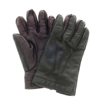 メローラ レザー カシミア ラインド グローブ