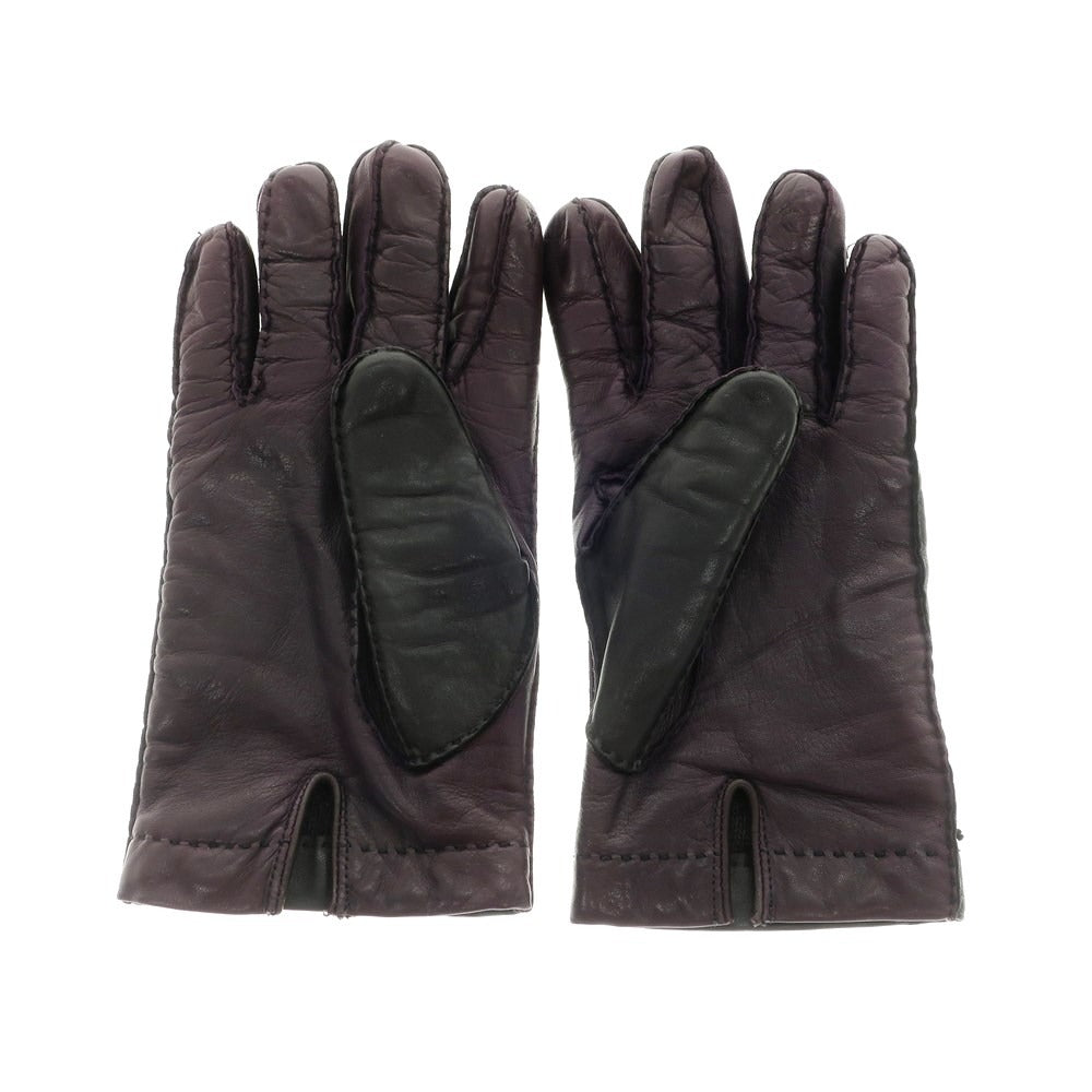 メローラ レザー カシミア ラインド グローブ