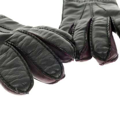 メローラ レザー カシミア ラインド グローブ