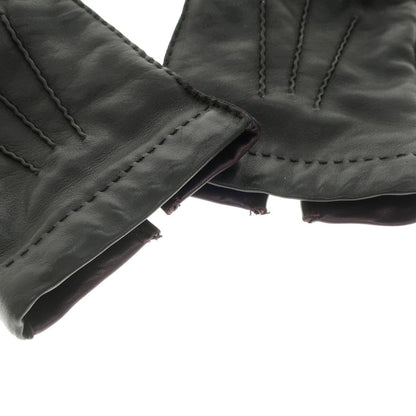 メローラ レザー カシミア ラインド グローブ