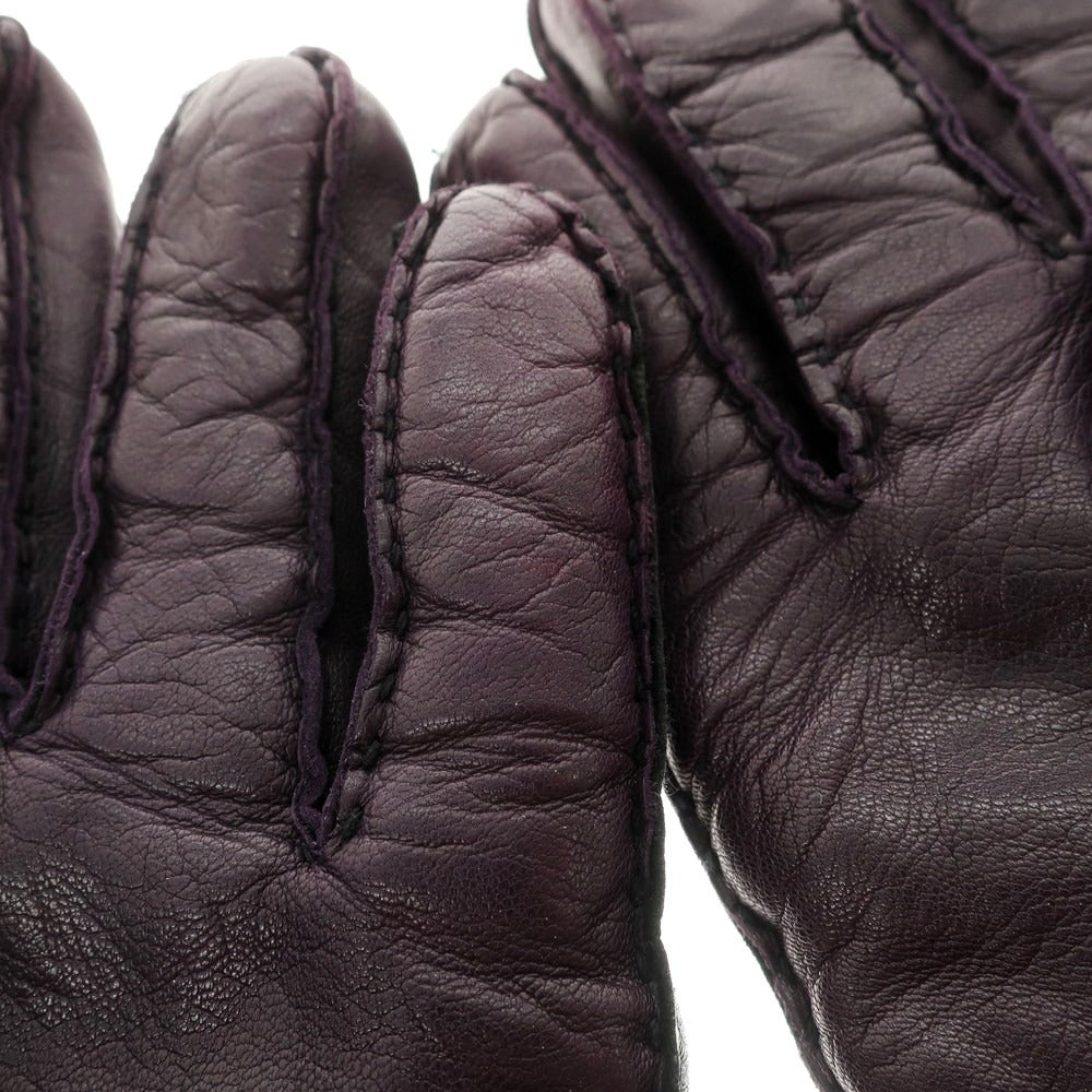 メローラ レザー カシミア ラインド グローブ