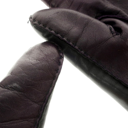 メローラ レザー カシミア ラインド グローブ