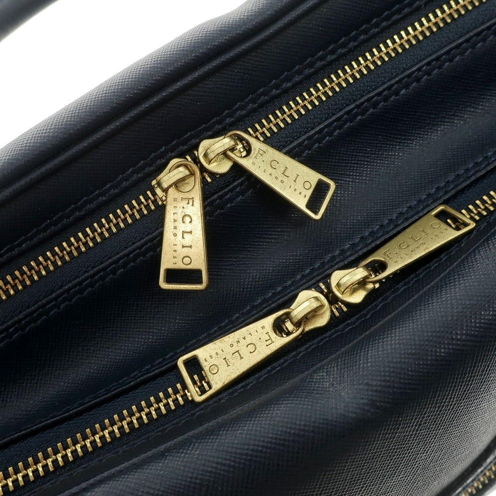 F.CLIO エンボス レザー ブリーフケース