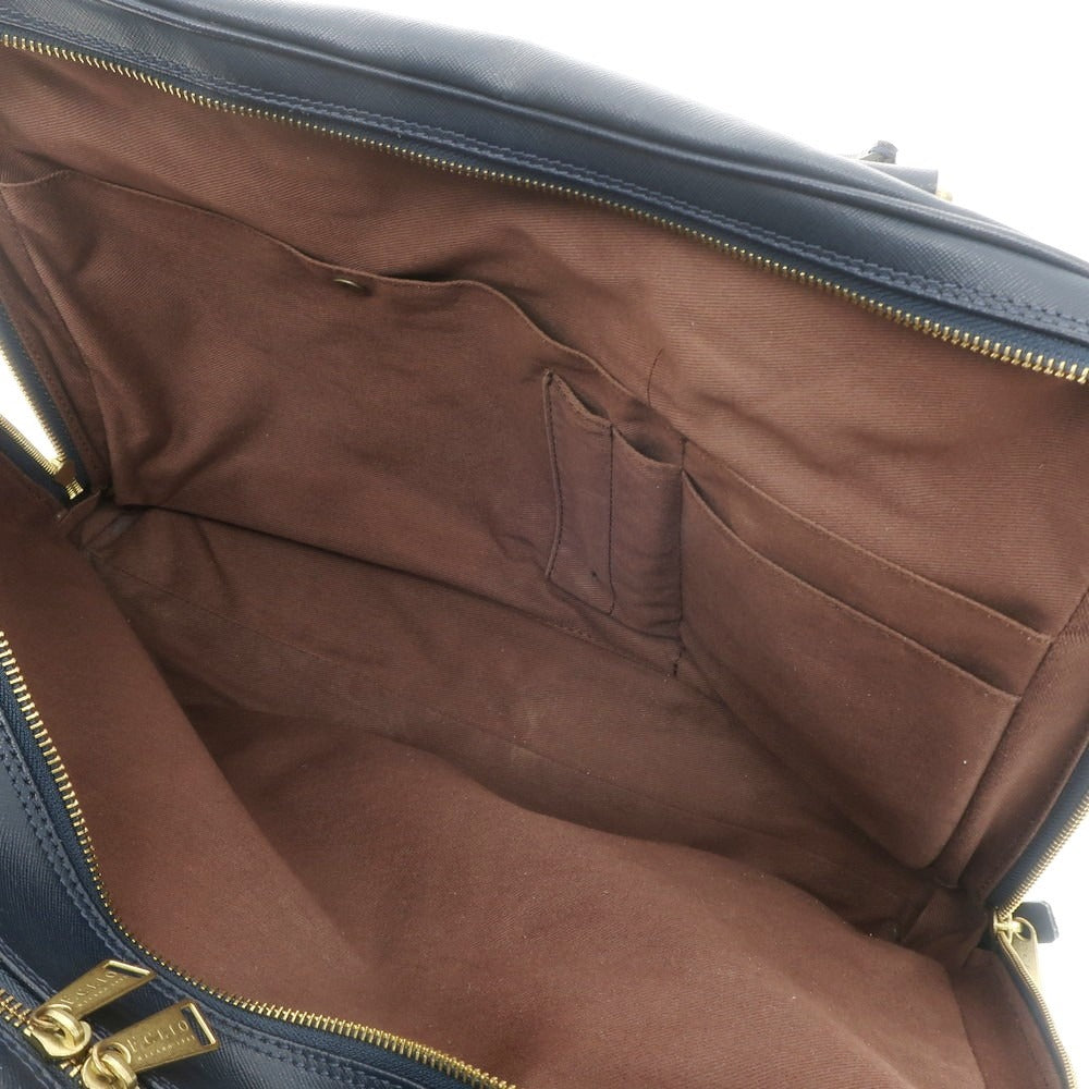 F.CLIO エンボス レザー ブリーフケース