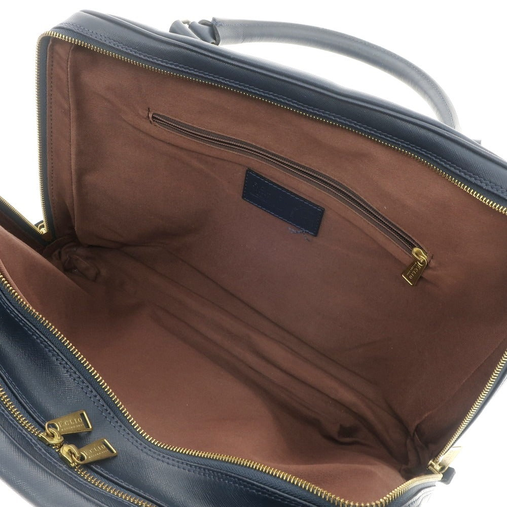 F.CLIO エンボス レザー ブリーフケース