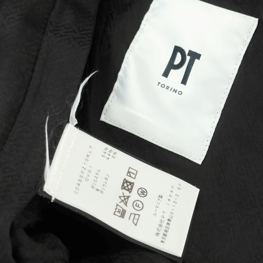 PT TORINO ストレッチ ポリエステル ウール スラックス