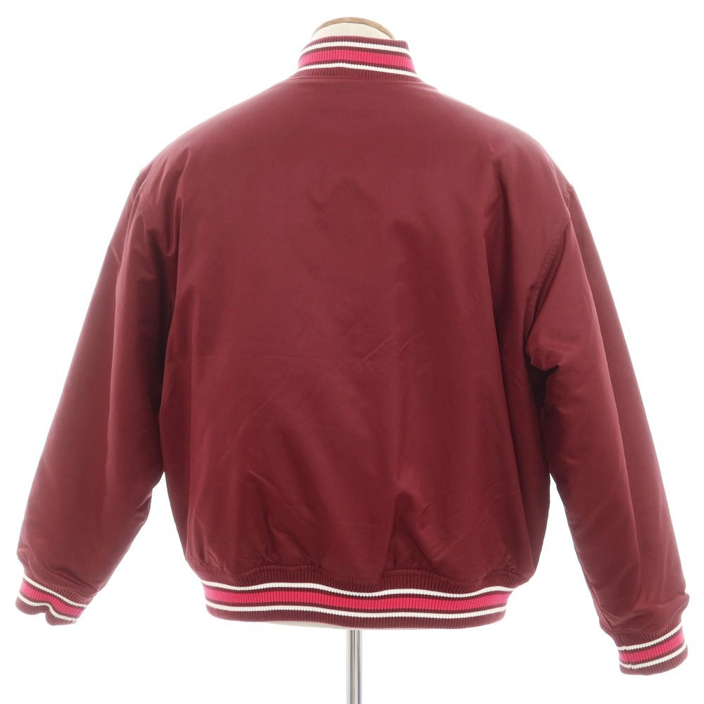 Supreme Mitchell & Ness カモ ロゴ ナイロン パデッド バーシティ ジャケット